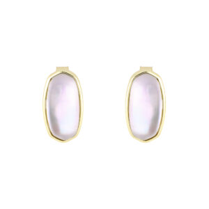 Broqueles de plata con Amatista natural