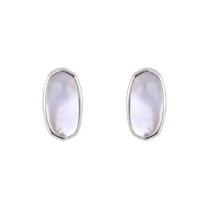 Broqueles de plata con Amatista natural